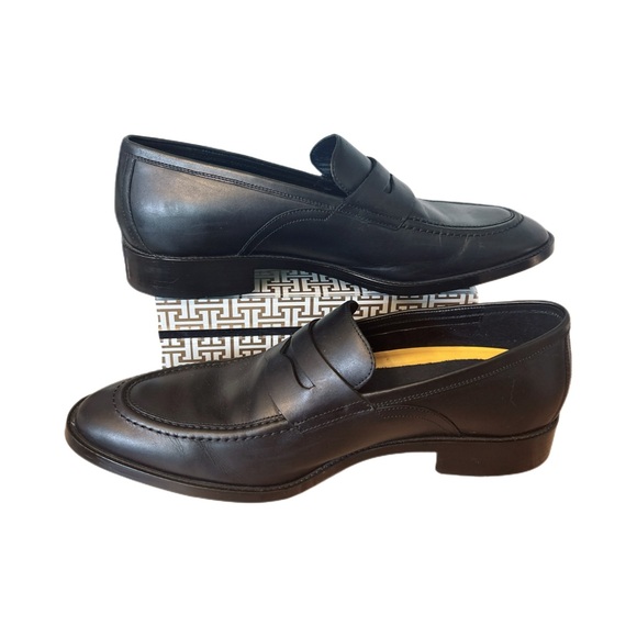Cole Haan Men’s Hawthorne Slip-On Leather Penny Loafers Black Size 11.5 - Picture 1 of 5
